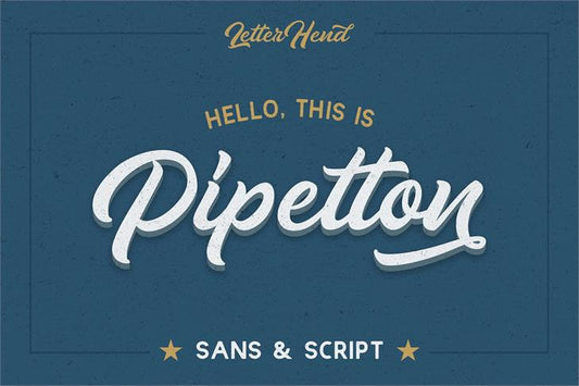 Free Pipetton Font