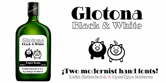 Free Glotona Black Font