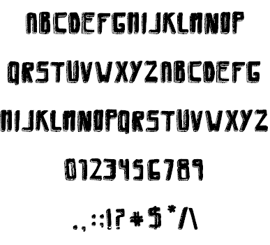 Free Savia Filled Shadow Font