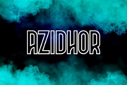 Free Azidhor Display Typeface