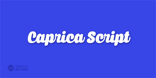 Free Caprica Script Font