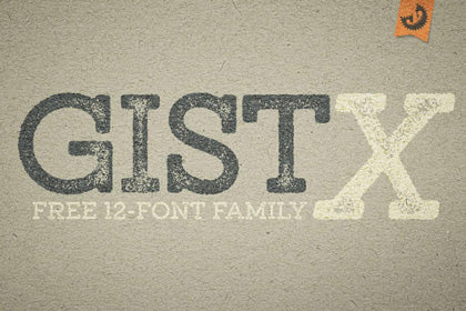 Free GistX Font Family
