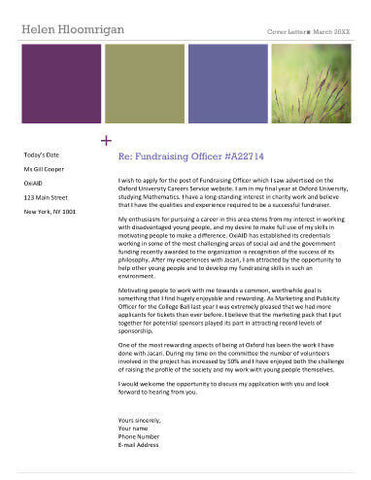 Free Picture Feature Portfolio Cover Letter Template in Microsoft Word (DOCX) Format
