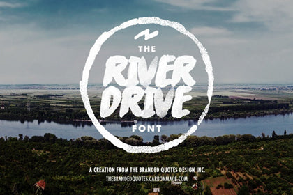 Free River Drive Font