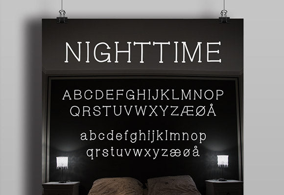 Free Nighttime font