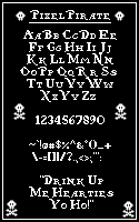 Free Pixel Pirate Font