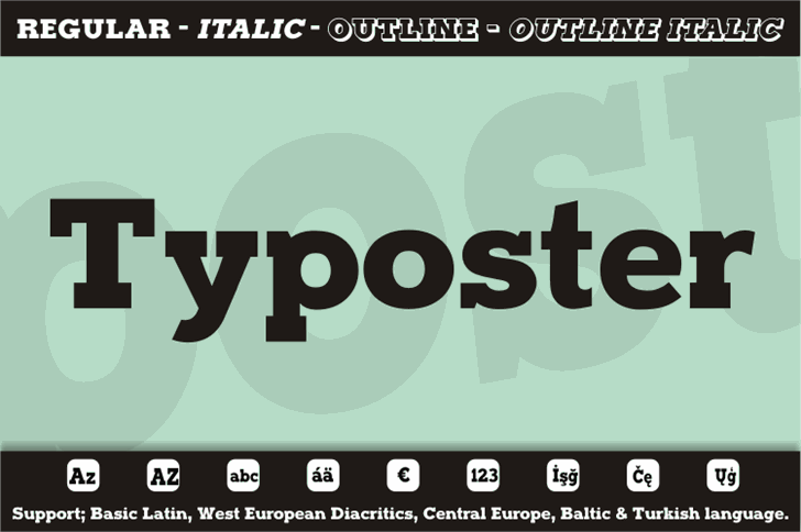 Free Typoster Font