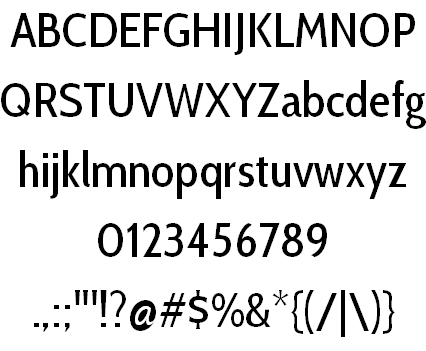 Free Cabin Condensed Font