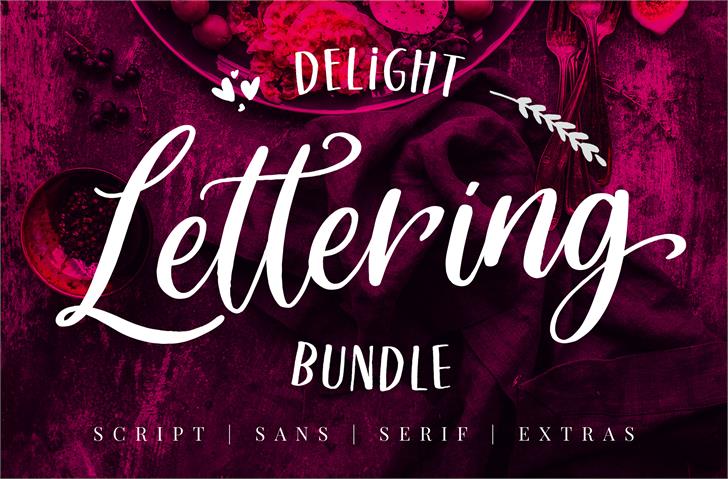 Free Delight Lettering Script Font – CreativeBooster