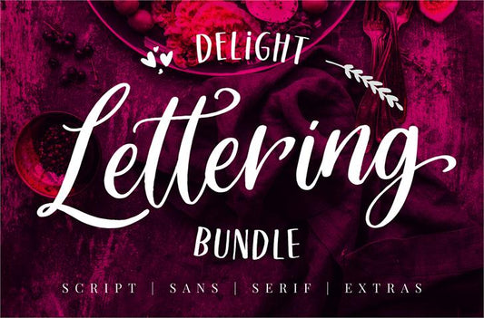 Free Delight Lettering Script Font