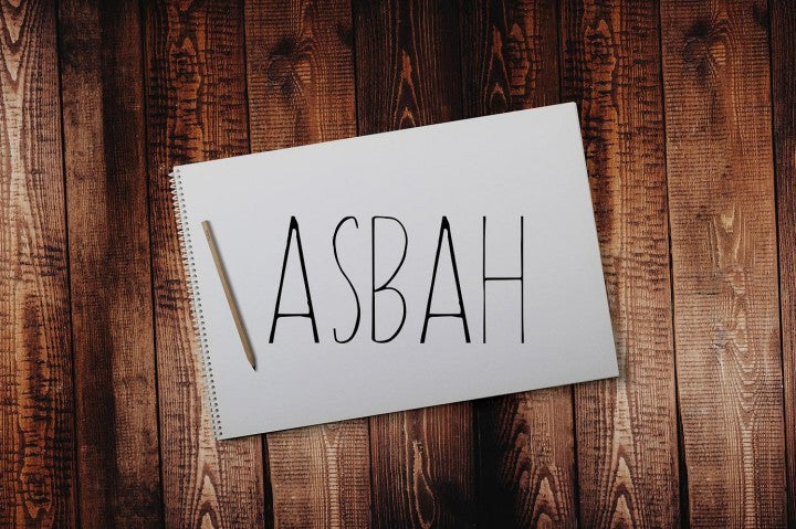 Free Font Asbah Serif