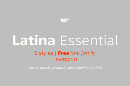 Free Latina Essential Typefamily