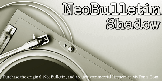 Free NeoBulletin Limited Shadow Font