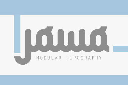 Free Jowo Modular Typography