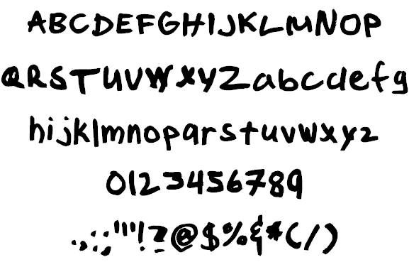 Free charings Font