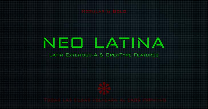 Free neo latina Font