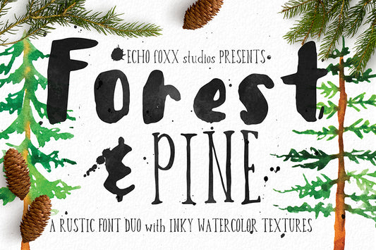 Free Forest Pine Font Demo
