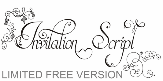Free Invitation Script LIMITED Font