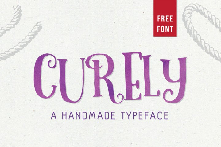 Free Curely Typeface