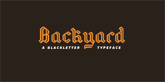 Free Backyard Font