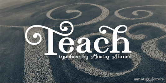 Free Teach Font