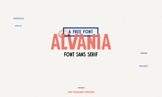 Free Alvania Sans Typeface