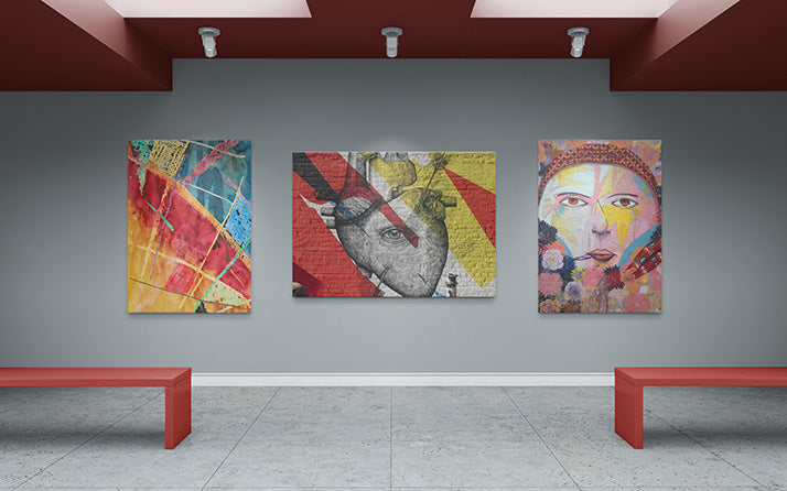 Free Art Gallery Frame or Poster Mockup (B2 or B1 or B0 Sizes)
