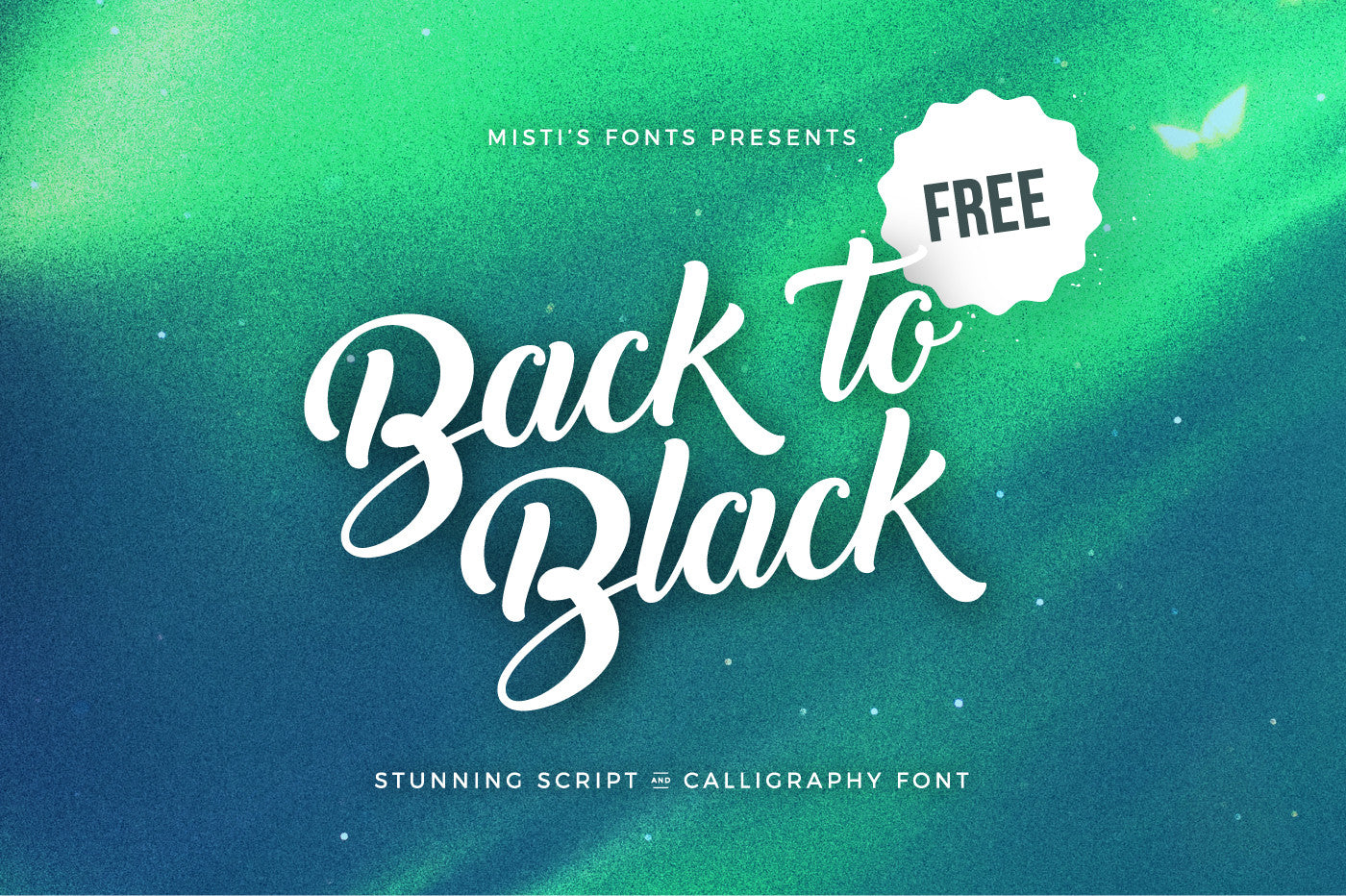 Back to Black - Free Script & Calligraphy Font
