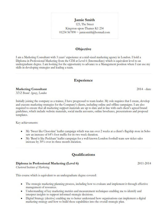 Free Basic CV Resume Template 2018 in Microsoft Word (DOCX) Format