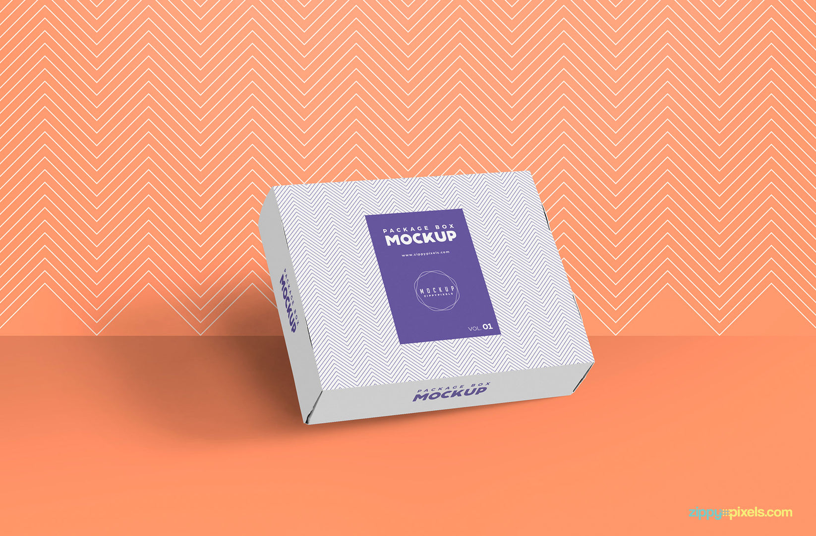 Free Box Packaging Mockup CreativeBooster