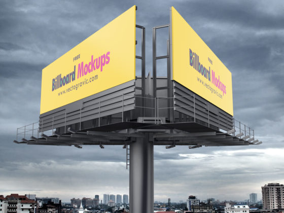 Free Billboard Mockup Set