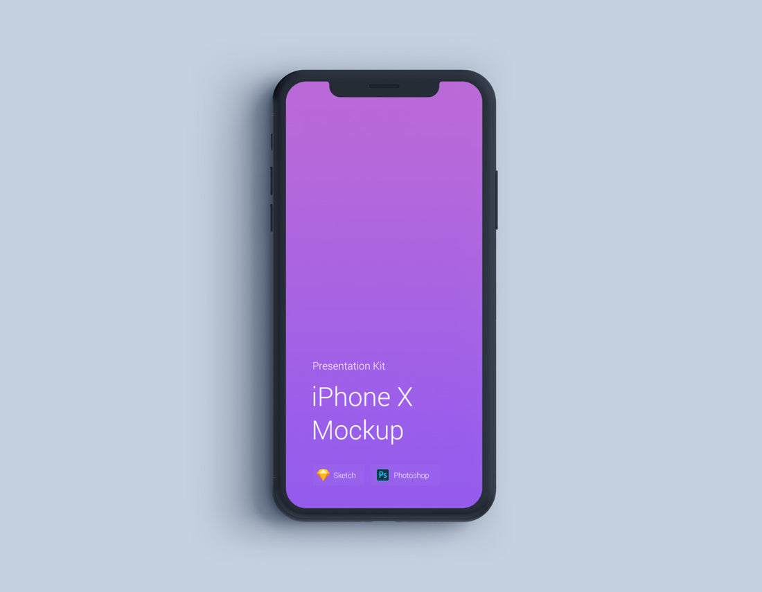 Free iPhone X Mockup with Changeable Color – CreativeBooster