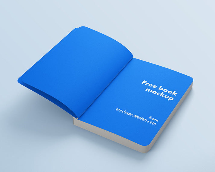 Free High Resolution Collection of Book Mockups with Round Corners