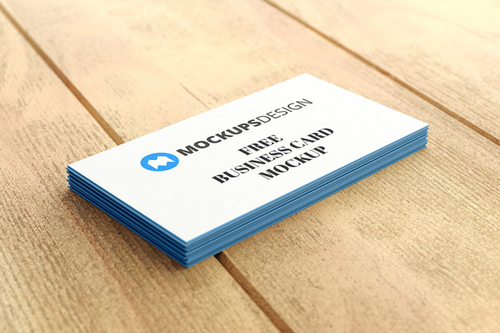 Free The Most Basic Business Card Mockup