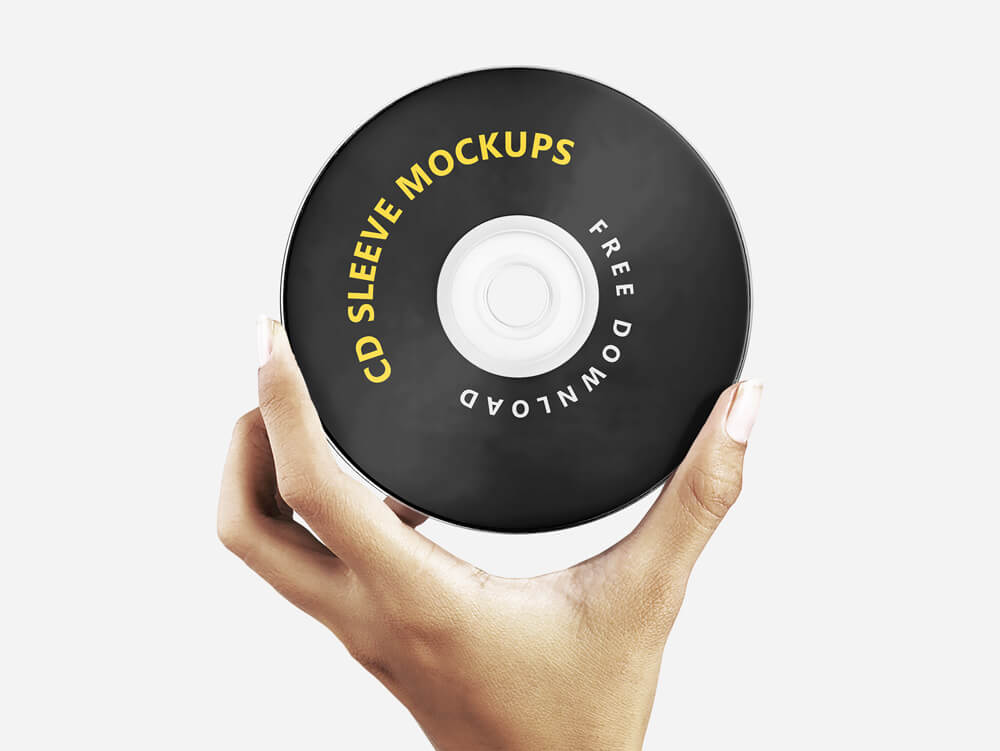 Free CD Sleeve Mockups