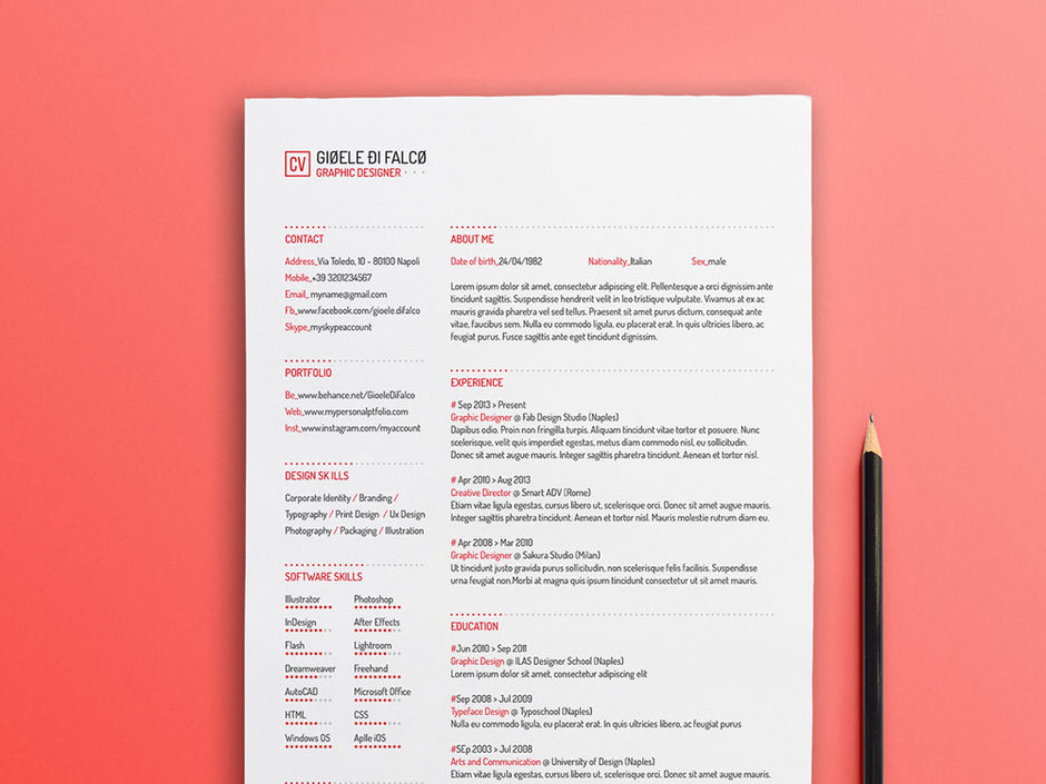 Free Resume Templates – tagged 