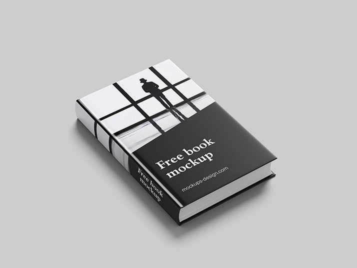 Free Clean and Thick Novel Book Mockup 6 Shots and Angles