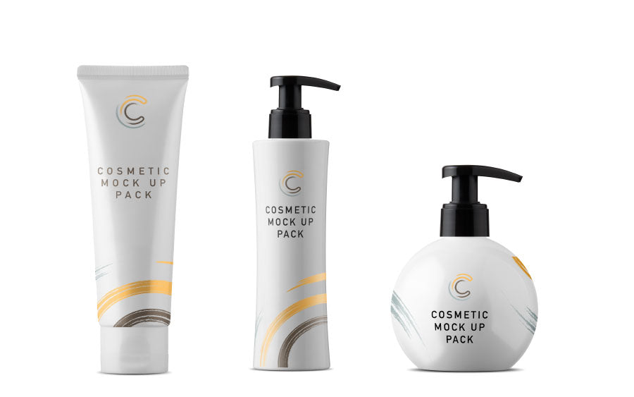 Free Big Collection of Cosmetic Packaging Mockups