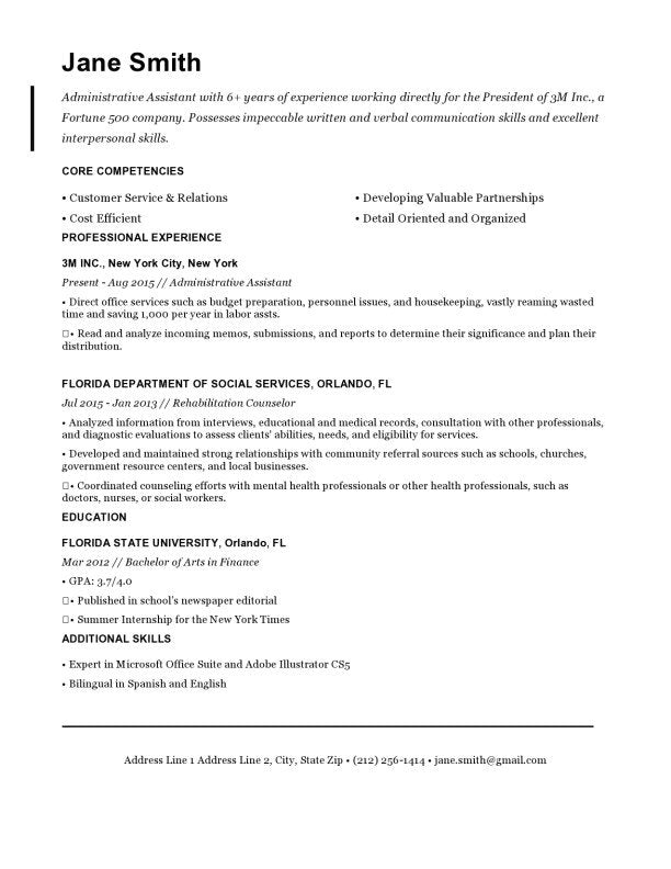 Free Creative Empire State Resume Templates in Microsoft Word Format ...