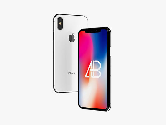 Free Floating High Resolution iPhone X Mockup