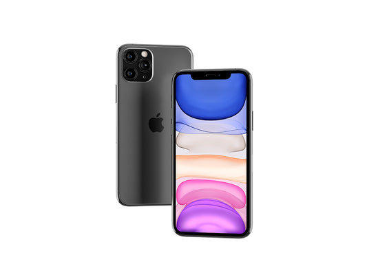 Floating iPhone 11 Pro Max Free PSD Mockup Front View