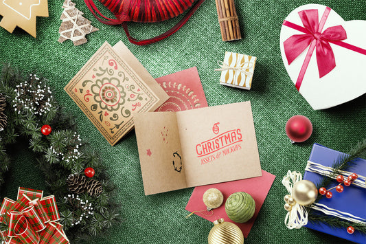 Free Christmas Mockup Scene Pack (and Greeting Card)