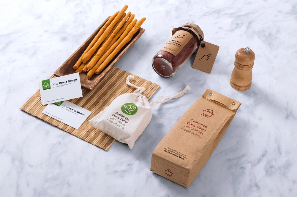 Free Coffee and Restaurant Items Mockup Pack