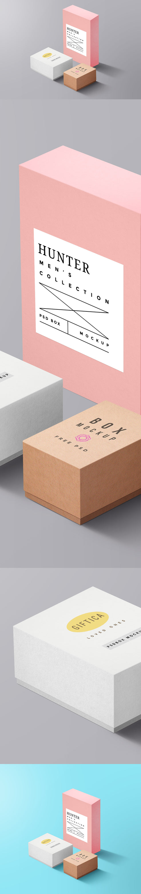 Free Premium Quality Packaging Boxes Mockup PSD – CreativeBooster
