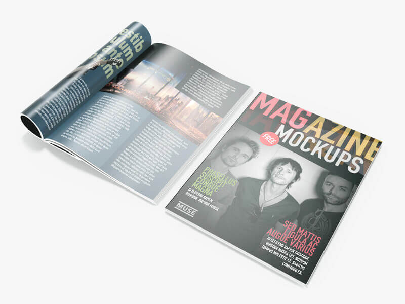 Free Awesome Collection of Magazine Mockups