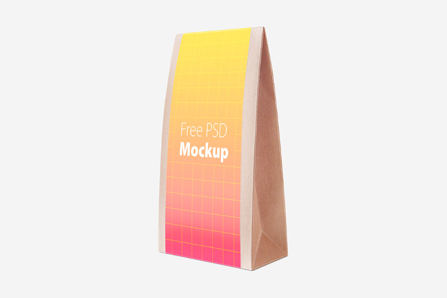 Free Triangular Packaging Mockup