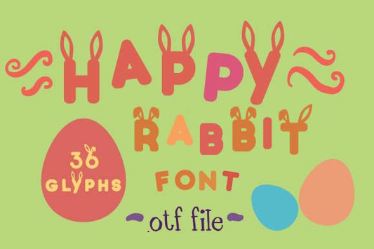 Free Happy Rabbit Font