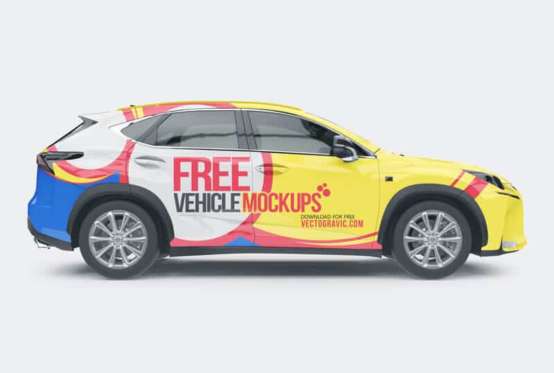 Free Realistic and Highly Detailed Vehicle Mockups