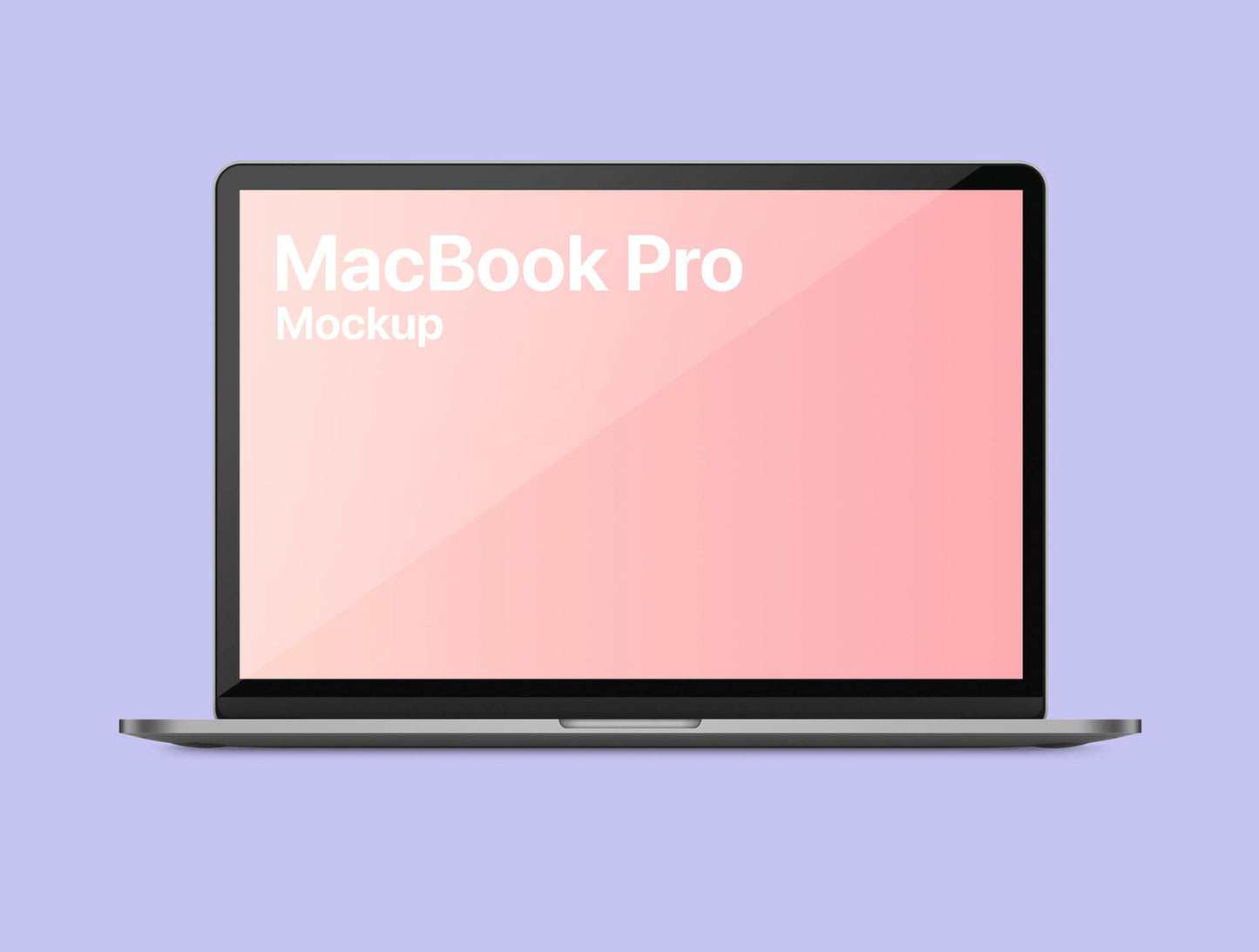 Free MacBook Pro Design Mockup
