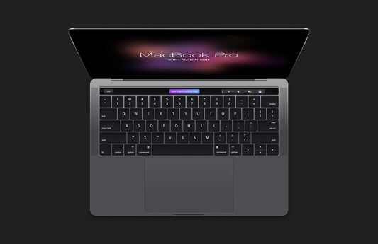 Free MacBook Pro with Touch Bar (Mockup)